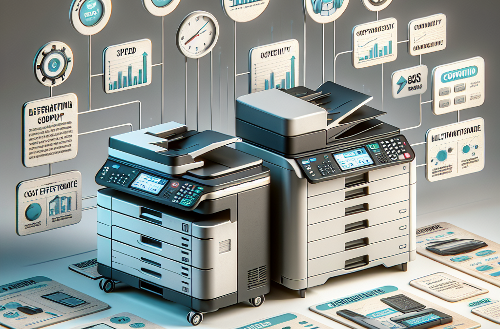 Copiers vs. Printers: Understanding the Differences and Advantages