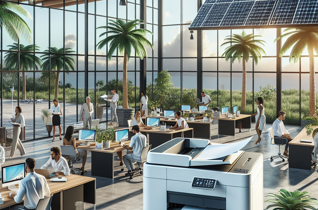 How to Reduce Your South Florida Office’s Carbon Footprint with Leased Energy-Efficient Printers