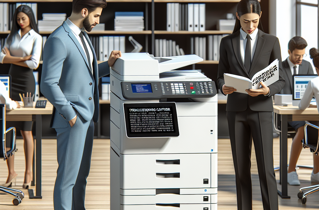 Mastering the Art of Copier Troubleshooting for Common Issues and Error Codes