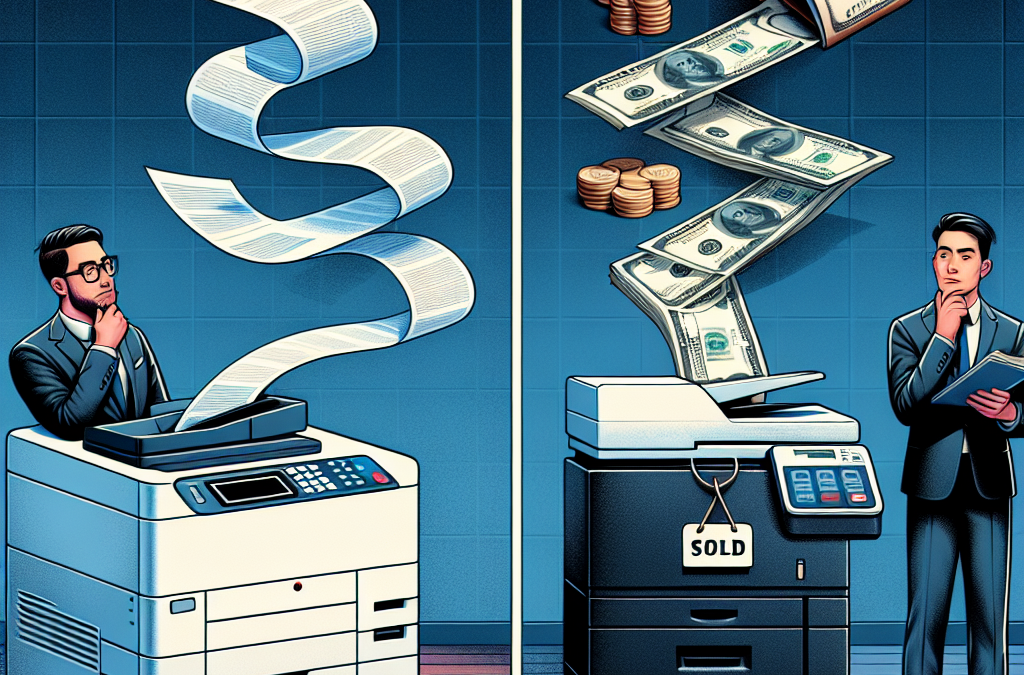 The Benefits of Leasing vs. Buying a Copier