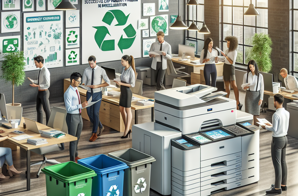 How to Implement a Successful Copier Sustainability Program: Reducing Energy Consumption and Waste