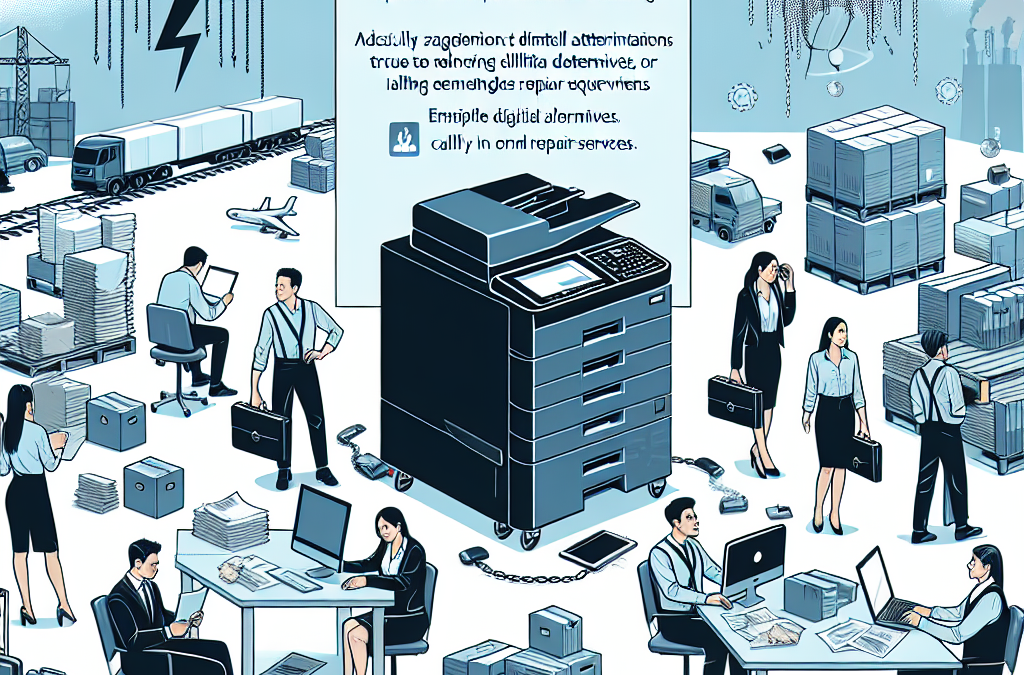 The Impact of Copier Downtime on Logistics and Supply Chain Operations: Minimizing Disruptions