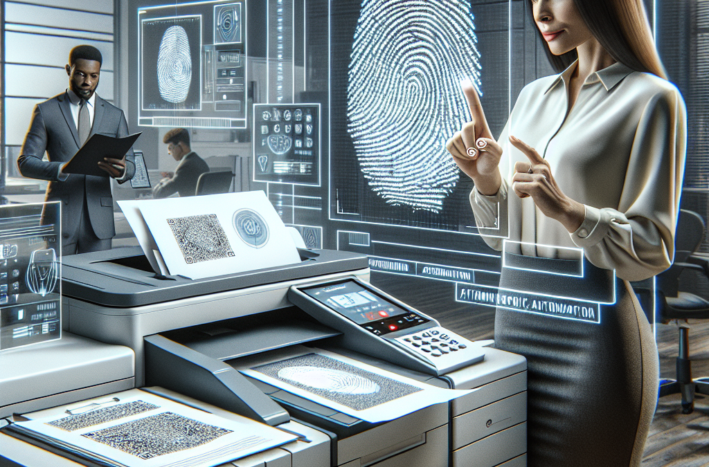 Biometric Authentication in Copiers: Enhancing Document Security