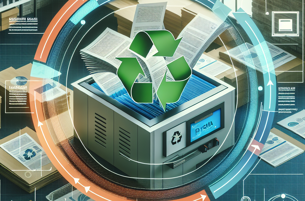 Plasma-Based Paper Recycling: In-Office Circular Economy Solutions