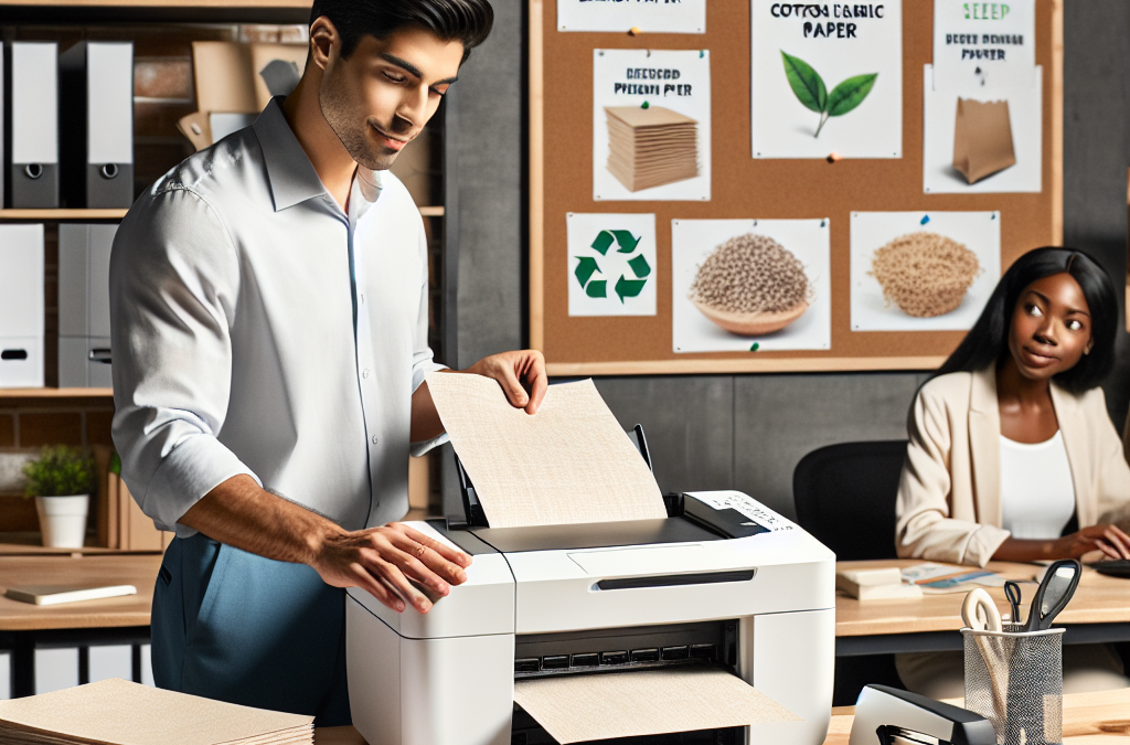 Sustainable Paper Alternatives: Eco-Friendly Options for Office Printing