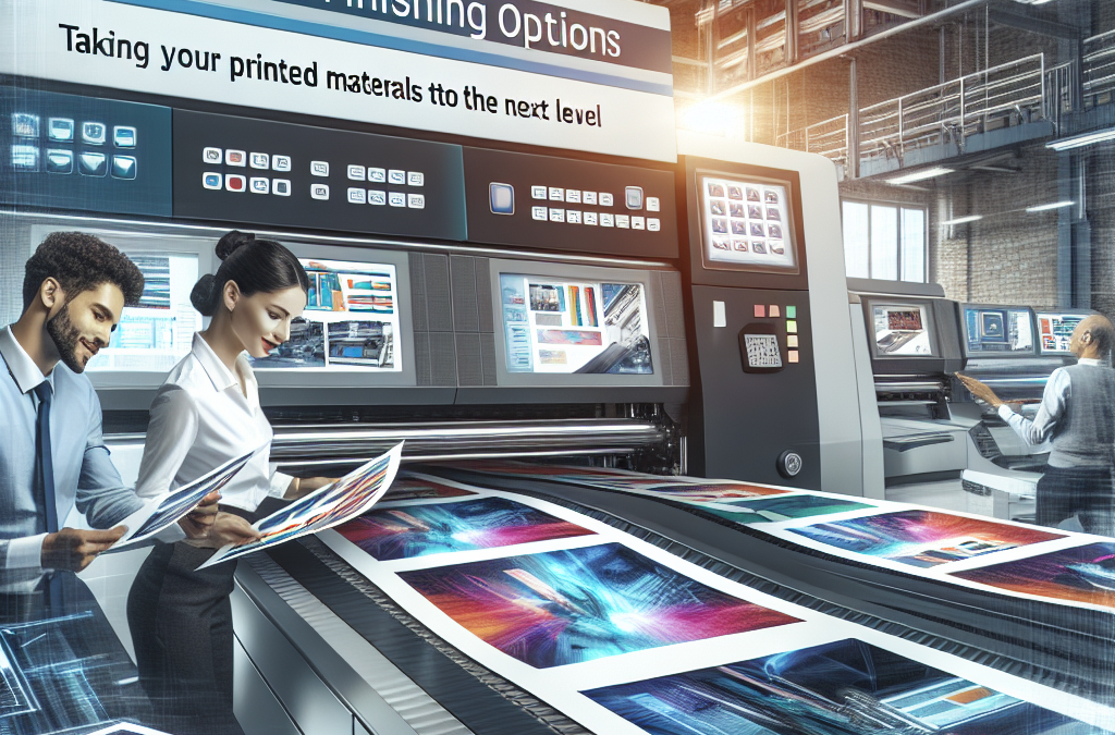 Automated Finishing Options: Taking Your Printed Materials to the Next Level