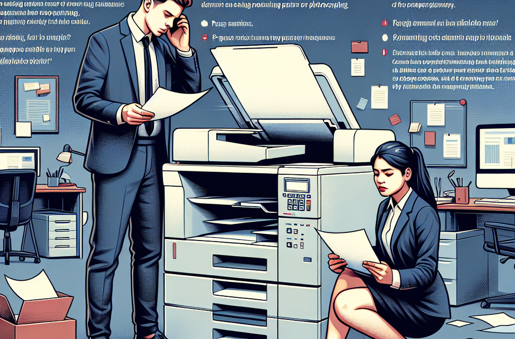 Common Copier Problems and How to Troubleshoot Them