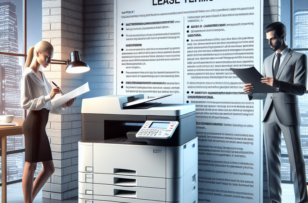 Copier Lease Terms Explained: What You Need to Know