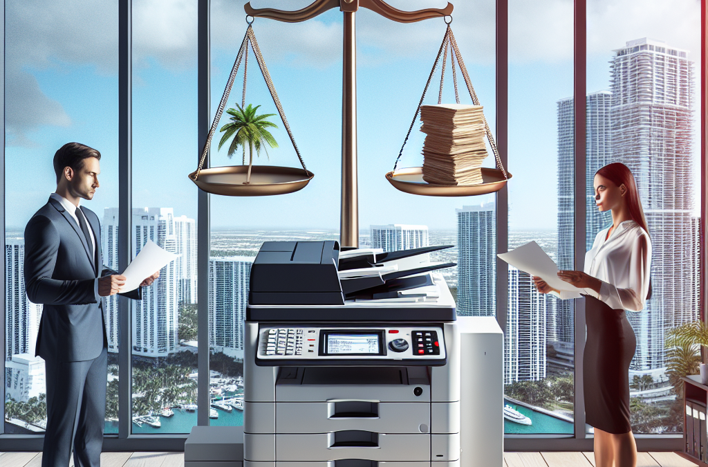 Copier Lease vs. Purchase: Which is Smarter for Your Miami Business?