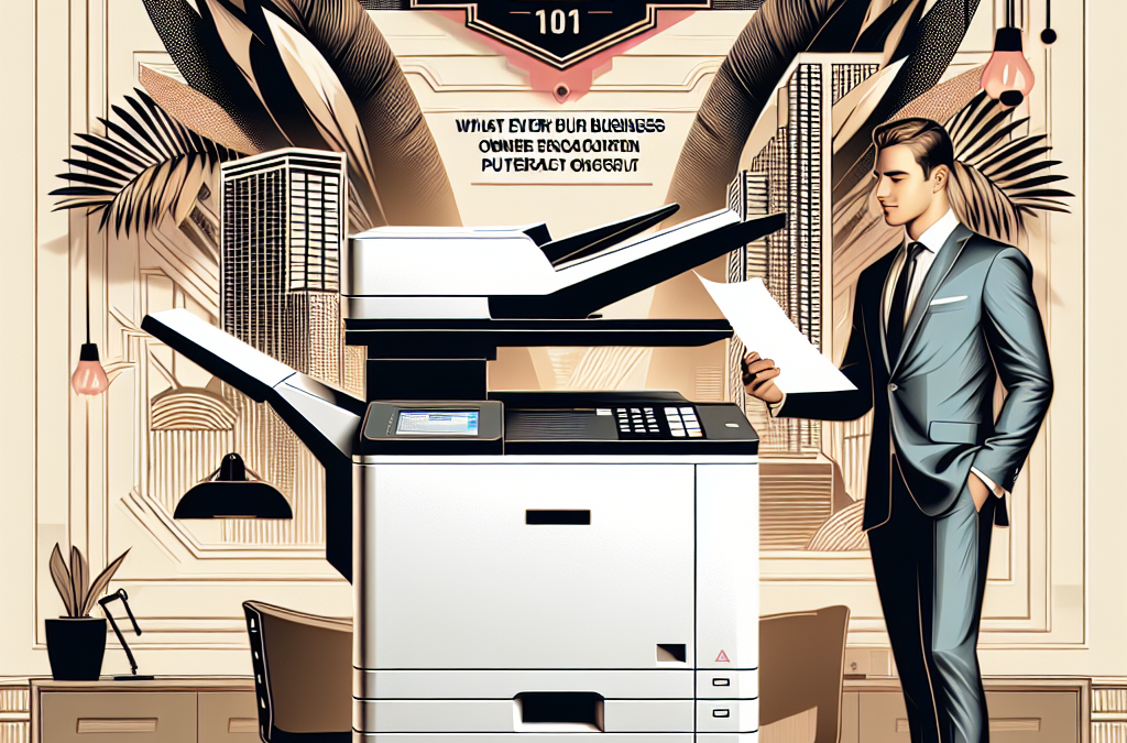 Copier Leasing 101: What Every Miami Business Owner Should Know