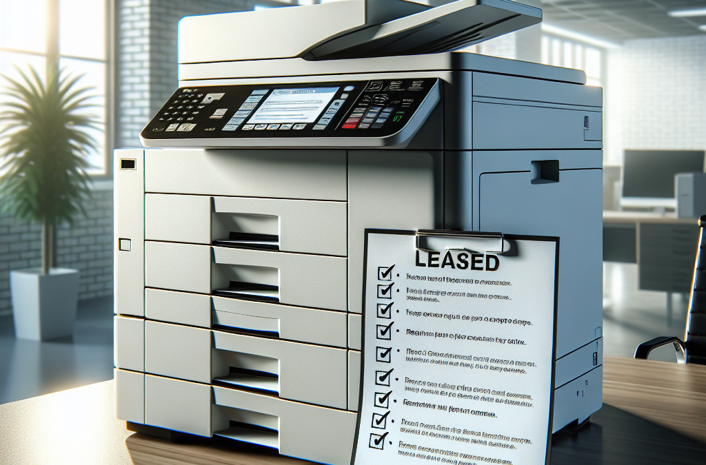 Tips for Extending the Life of Your Leased Copier