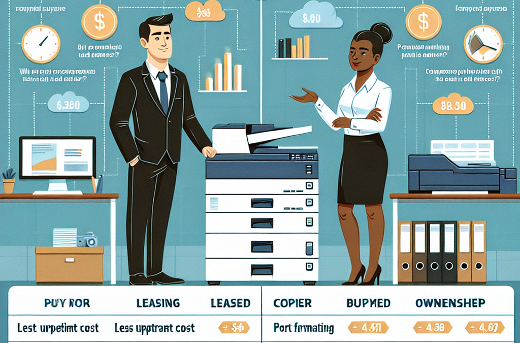 Copier Leasing vs Buying: Which is Right for Your Company?